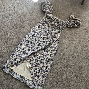 ASTR THE LABEL MIDI DRESS